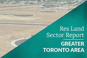 Q1 2022 Greater Toronto Area - Res Land Sector Report